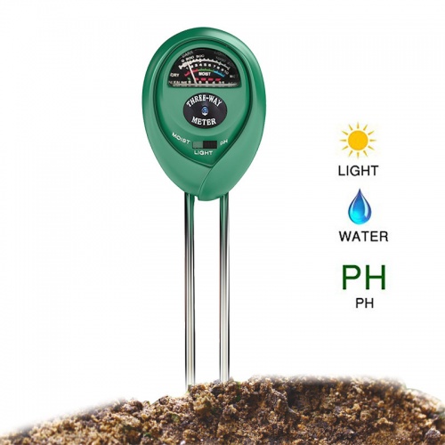 Рh метр для почвы 3 в 1 (кислотности почвы, освещенность, влажность почвы) фото 4