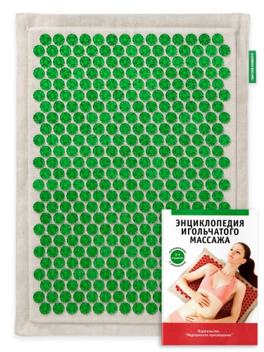 ТИБЕТСКИЙ АППЛИКАТОР (Аппликатор Кузнецова) 41х60 см на мягкой подложке большой Зелёный фото 5