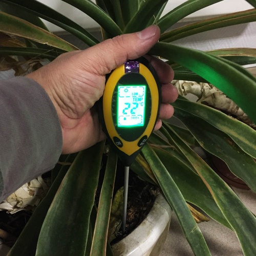 Анализатор почвы PH-300 (4 в 1). Рh метр цифровой. (кислотность почвы, температура, освещенность, влажность). фото 5